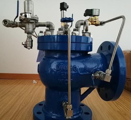 GA5500角型水击预防阀（工作原理图）